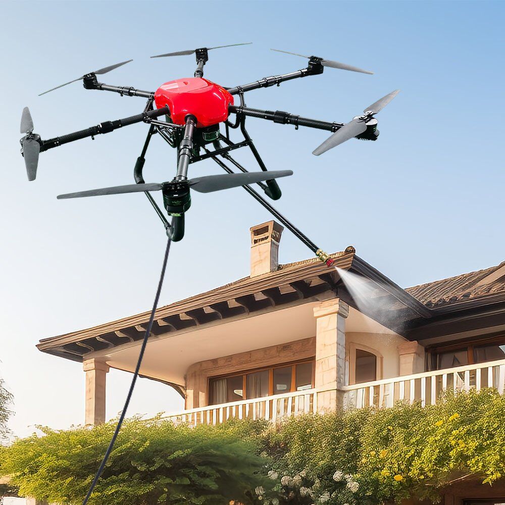 HXC Building Cleaning Drone-80m Height, 4100 PSI Water Pump, 100m water hose - Image 6