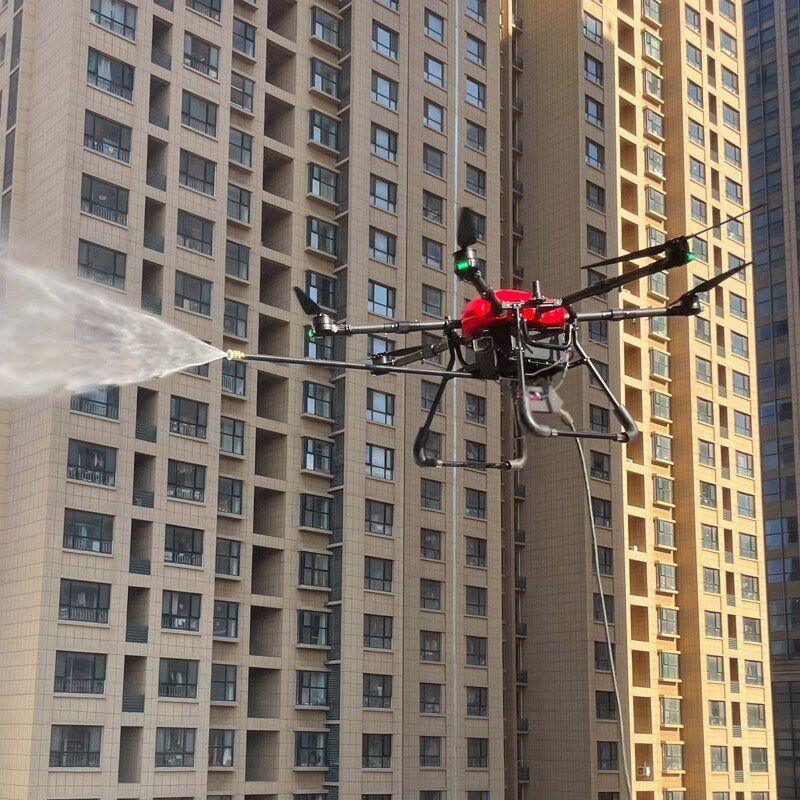 HXC Building Cleaning Drone-80m Height, 4100 PSI Water Pump, 100m water hose - Image 3