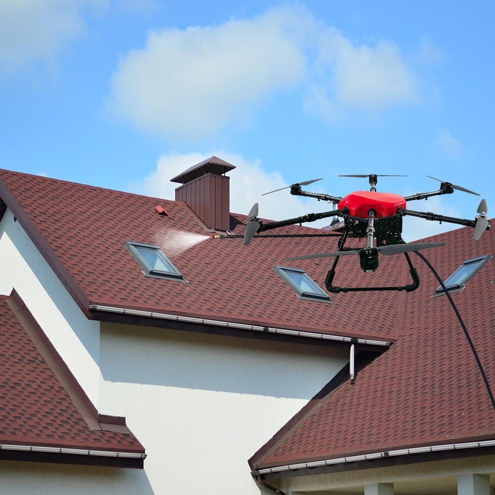 HXC Building Cleaning Drone-80m Height, 4100 PSI Water Pump, 100m water hose - Image 4