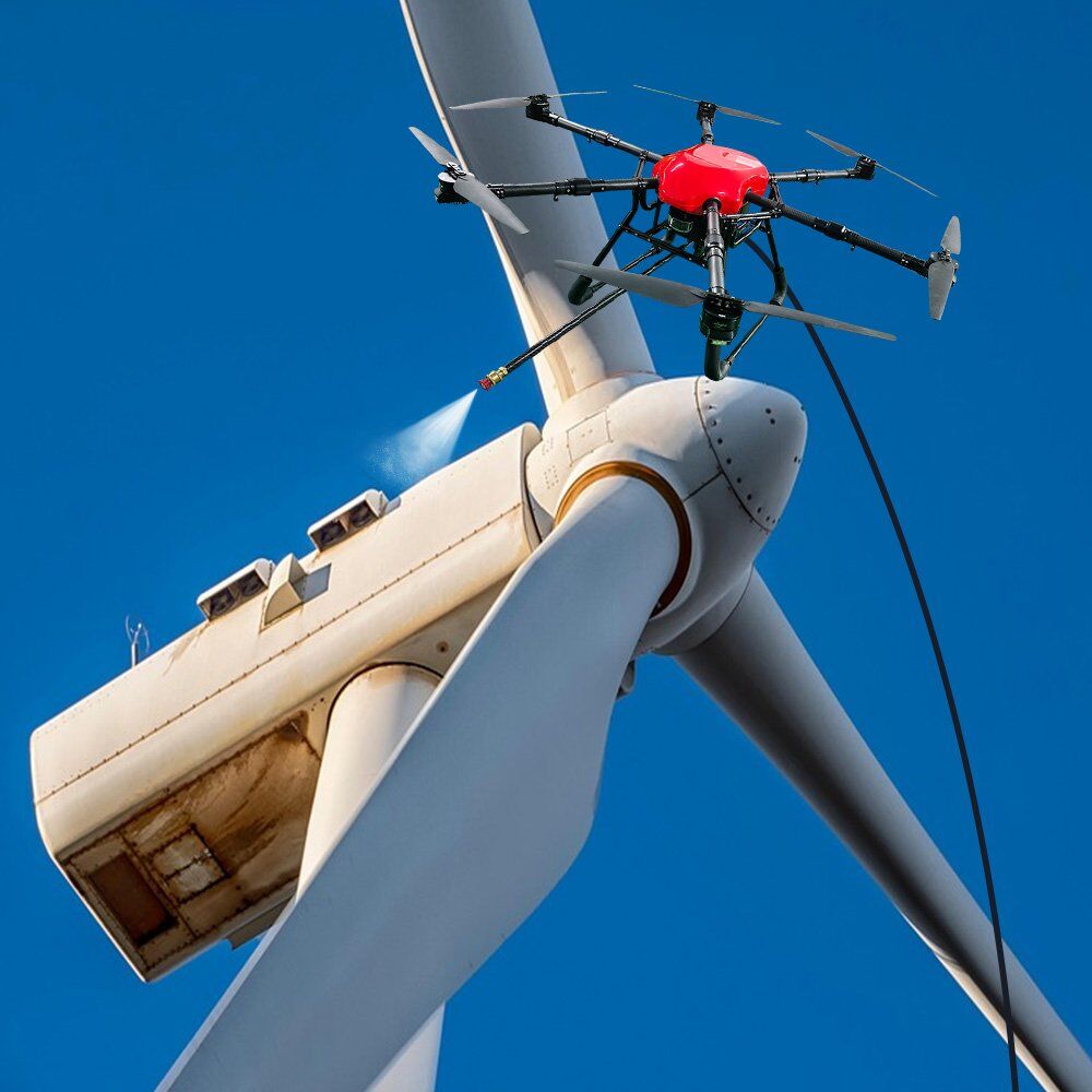 HXC Building Cleaning Drone-80m Height, 4100 PSI Water Pump, 100m water hose - Image 2