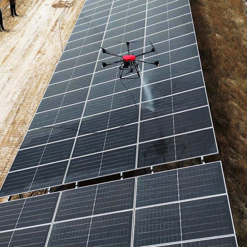 The Future of Solar Maintenance Is Here — Fully Automated Drone Cleaning